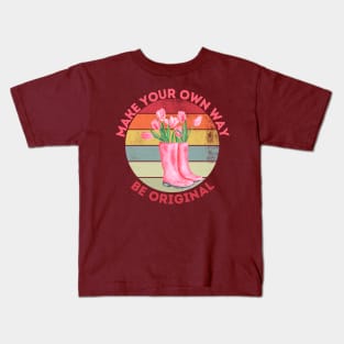 Make Your Own Way Kids T-Shirt